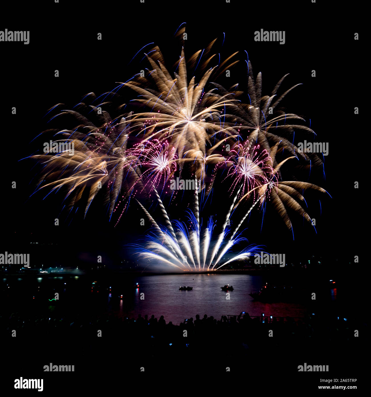 Plymouth, Devon fireworks. National Competition Stock Photo Alamy