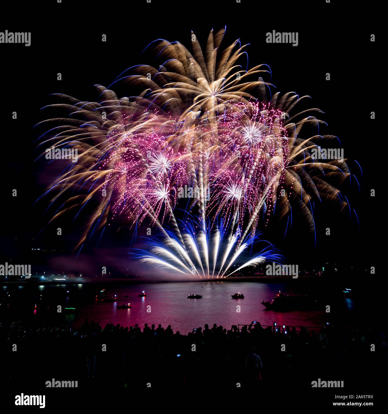 Plymouth, Devon fireworks. National Competition Stock Photo Alamy