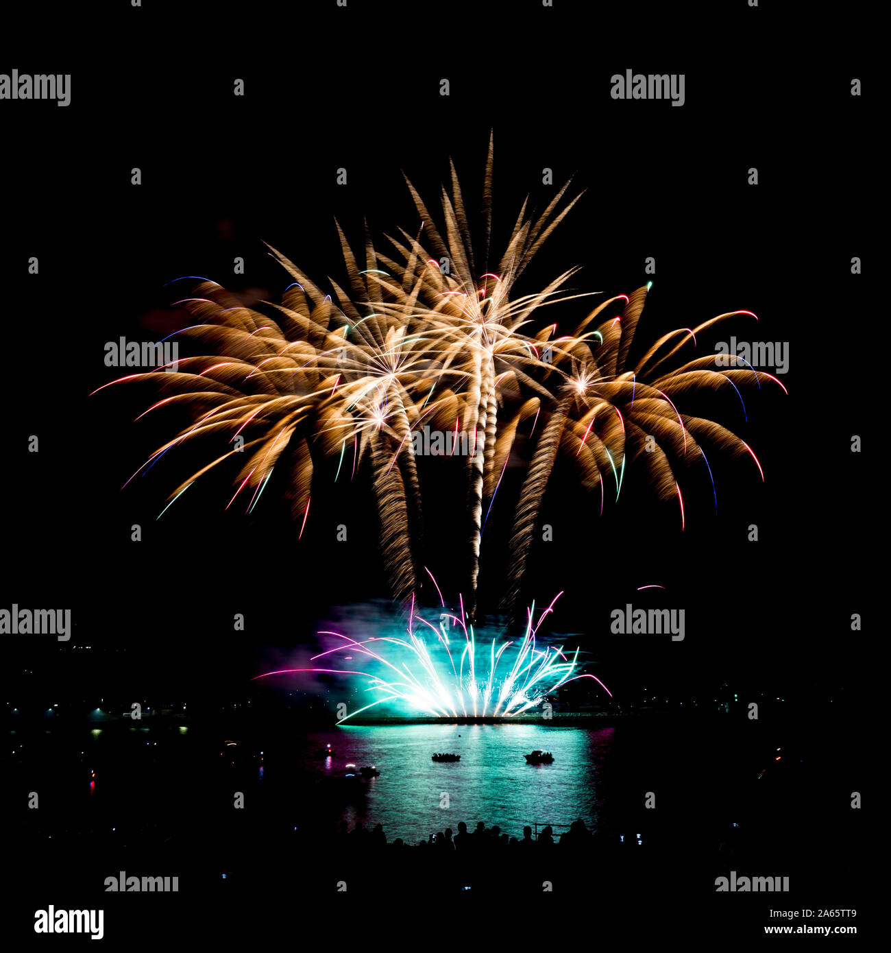 Plymouth, Devon fireworks. National Competition Stock Photo Alamy