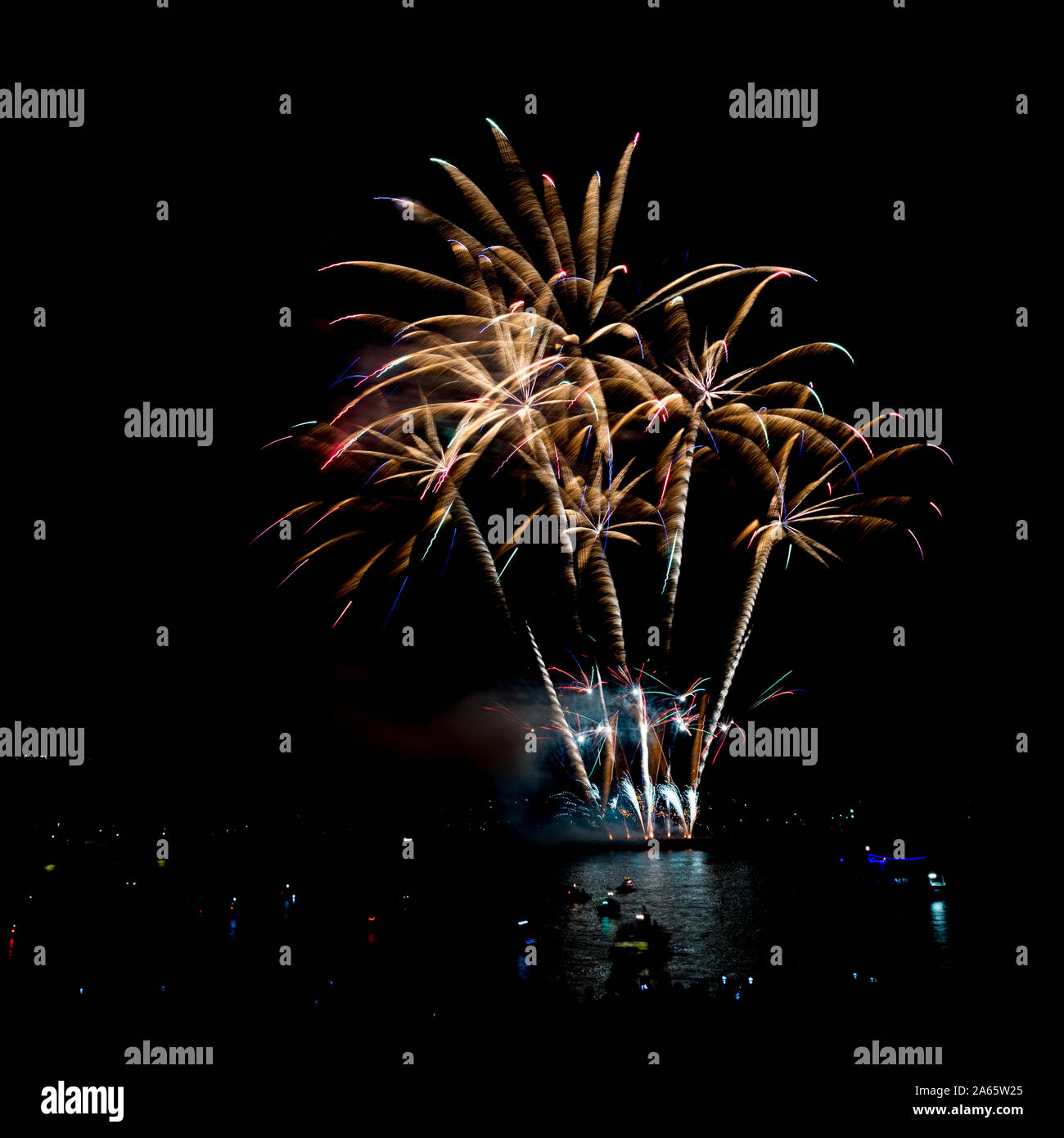 Plymouth, Devon fireworks. National Competition Stock Photo Alamy