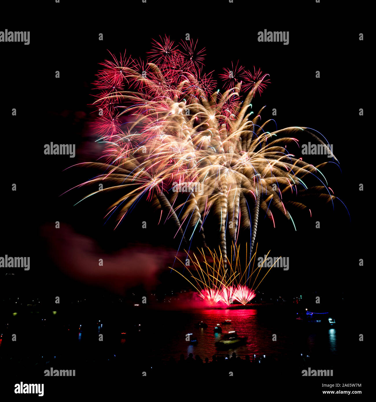 Plymouth, Devon fireworks. National Competition Stock Photo Alamy