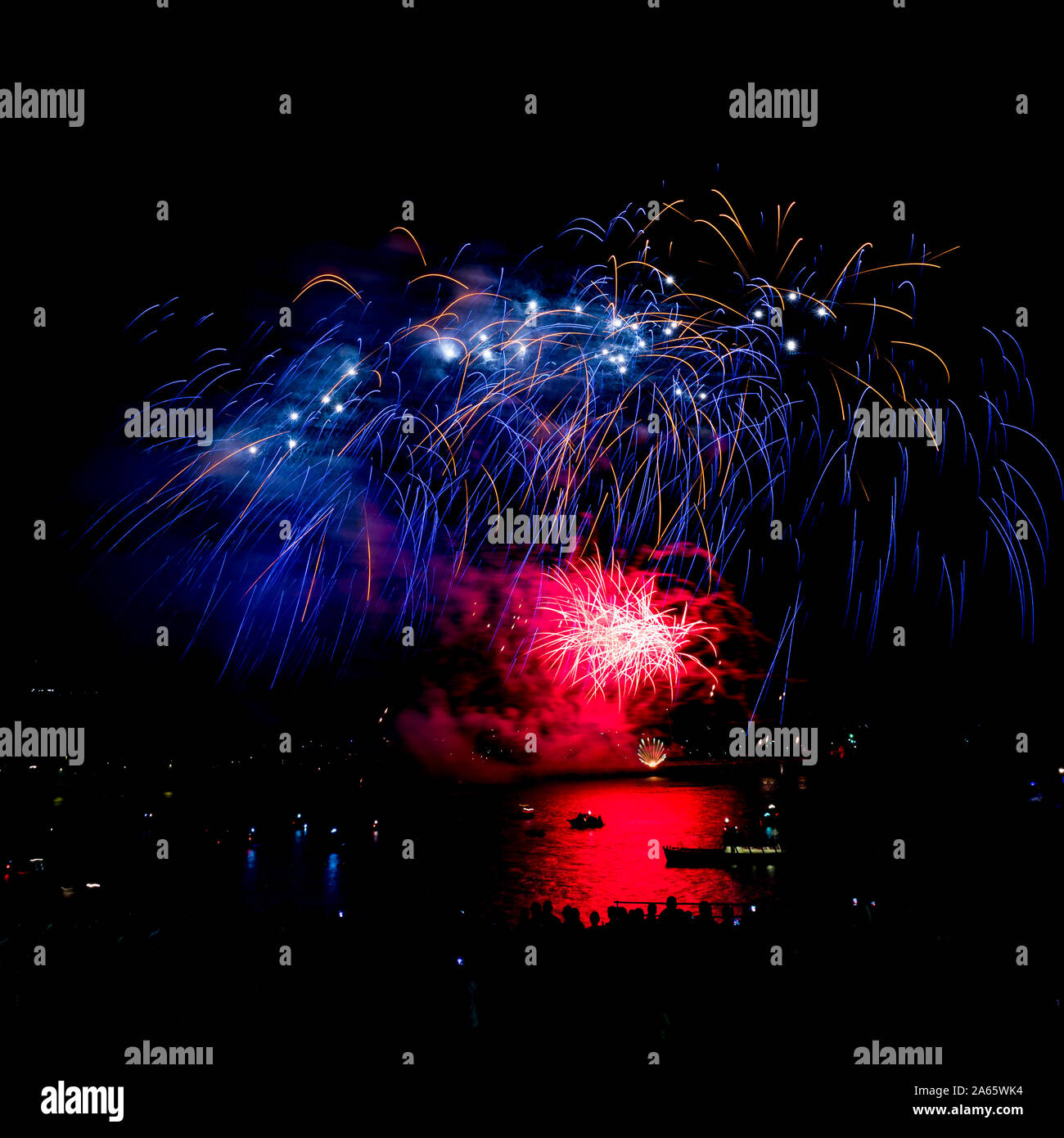 Plymouth, Devon fireworks. National Competition Stock Photo Alamy