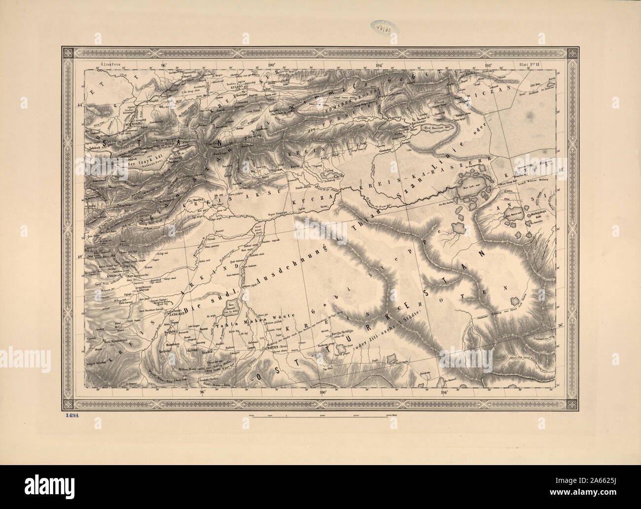 Political map central asia hi-res stock photography and images - Alamy