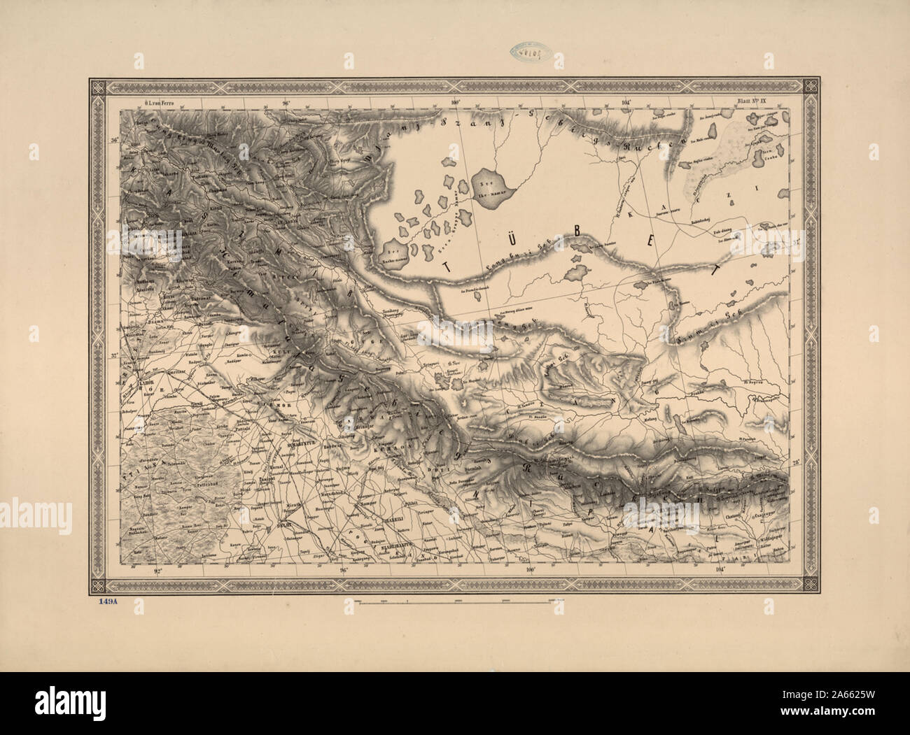 Central asia map hi-res stock photography and images - Alamy