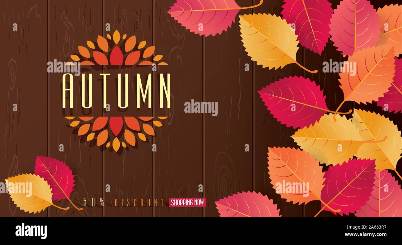 Yellow dry autumn leaves on Stock Vector Images - Alamy