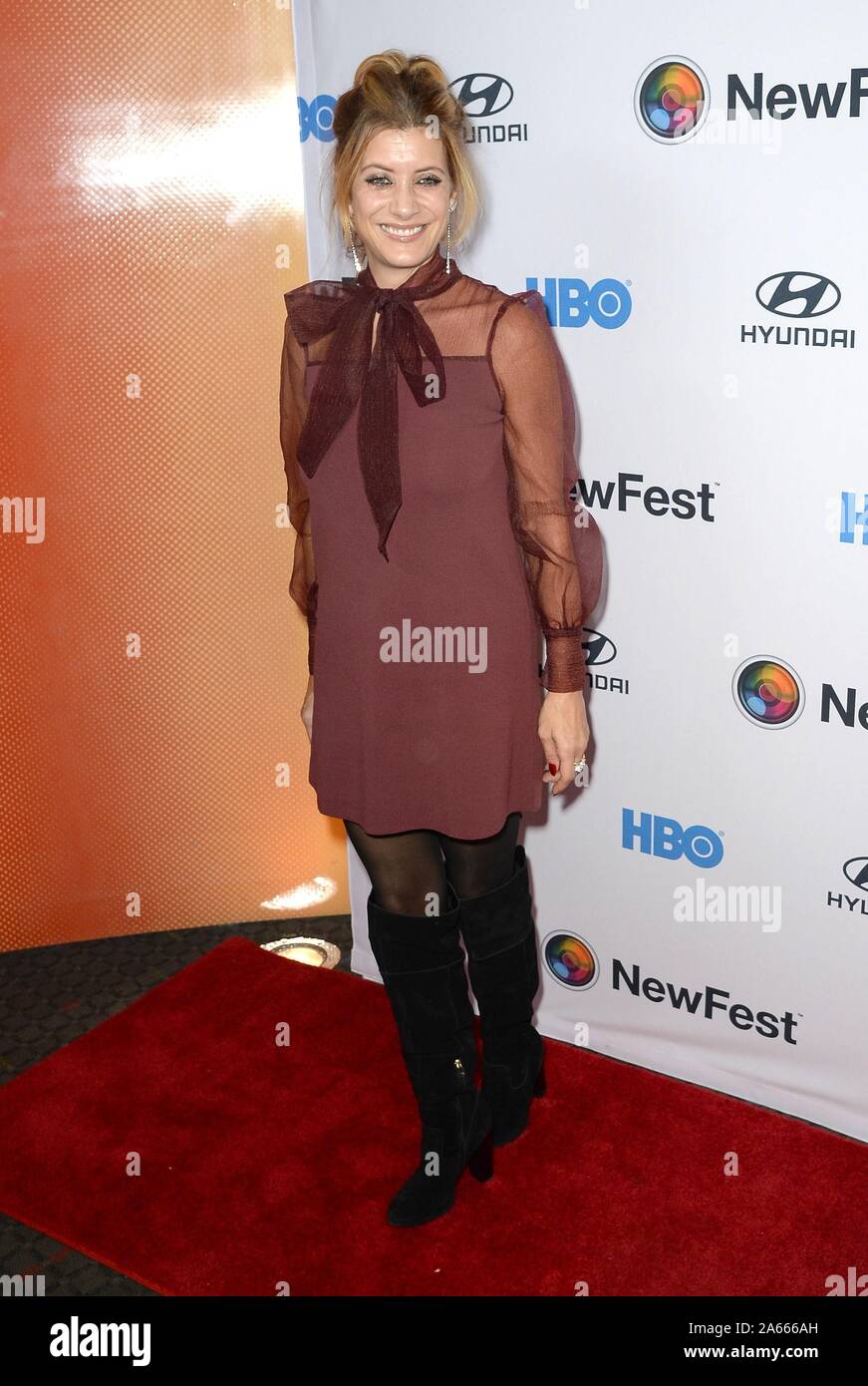 New York, NY, USA. 23rd Oct, 2019. Kate Walsh at arrivals for SELL BY Screening at NewFest 2019 Opening Night, SVA Theater, New York, NY October 23, 2019. Credit: Kristin Callahan/Everett Collection/Alamy Live News Stock Photo