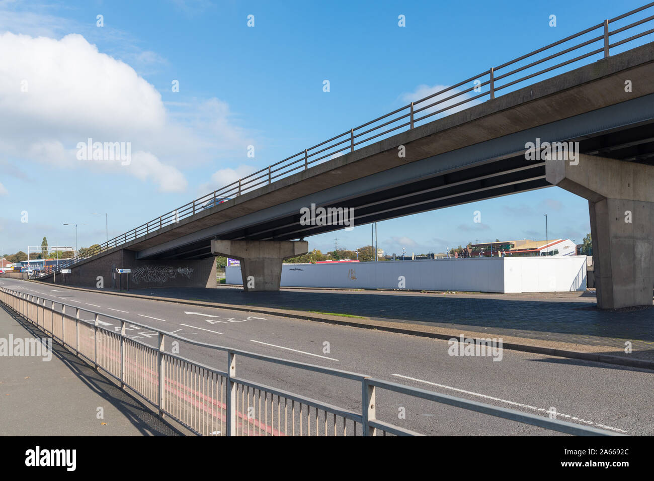 Perry Barr flyover in Perry Barr, Birmingham which the council is threatening to close and demolish. Stock Photo