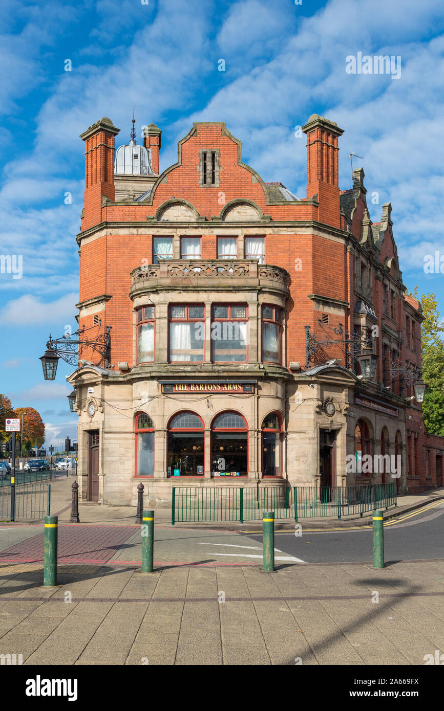 The Barton Arms in Aston, Birmingham is a grand Victorian pub with original stained glass
