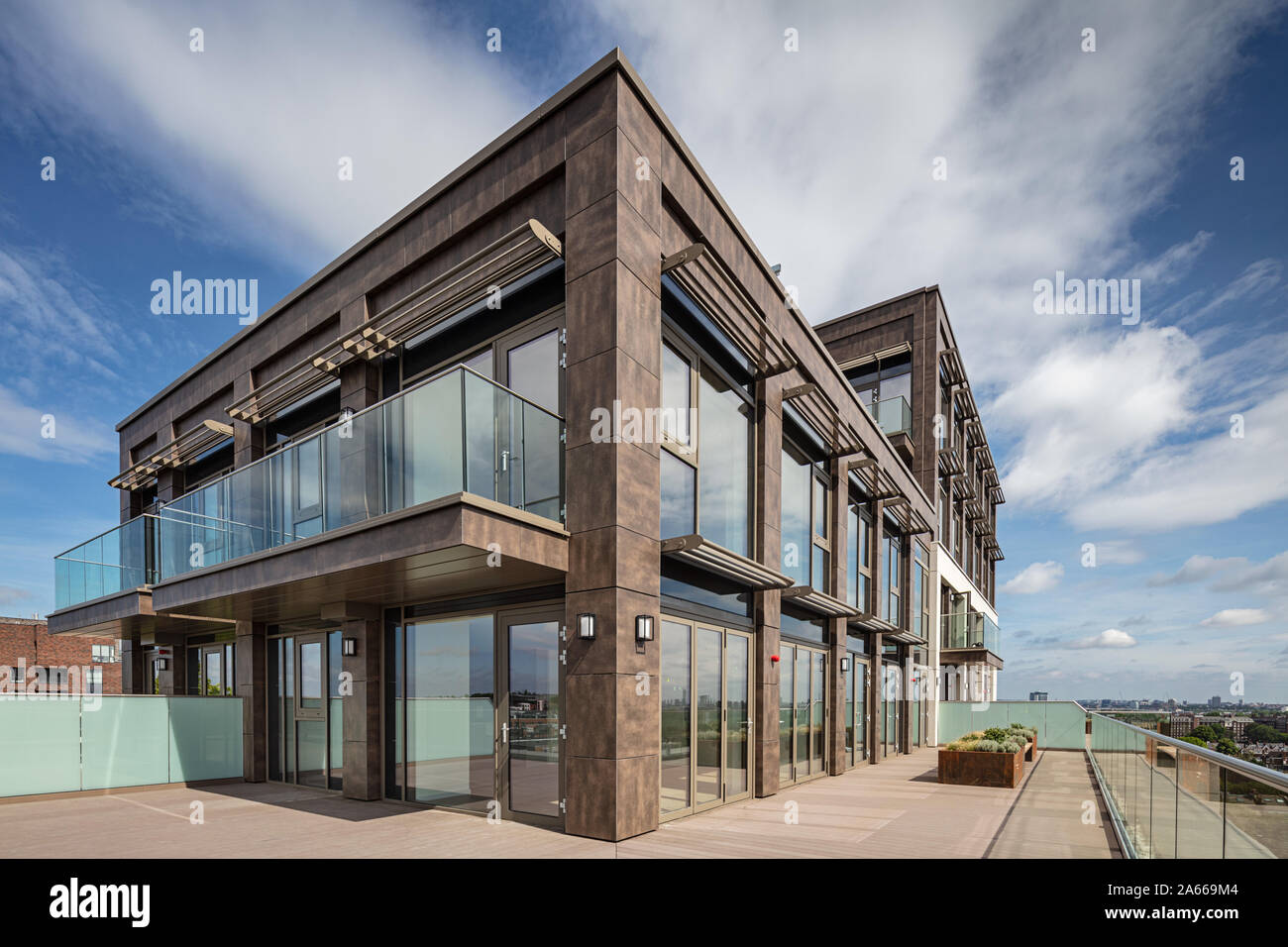 Carlton House luxury apartments, now called the Bowery Building, in