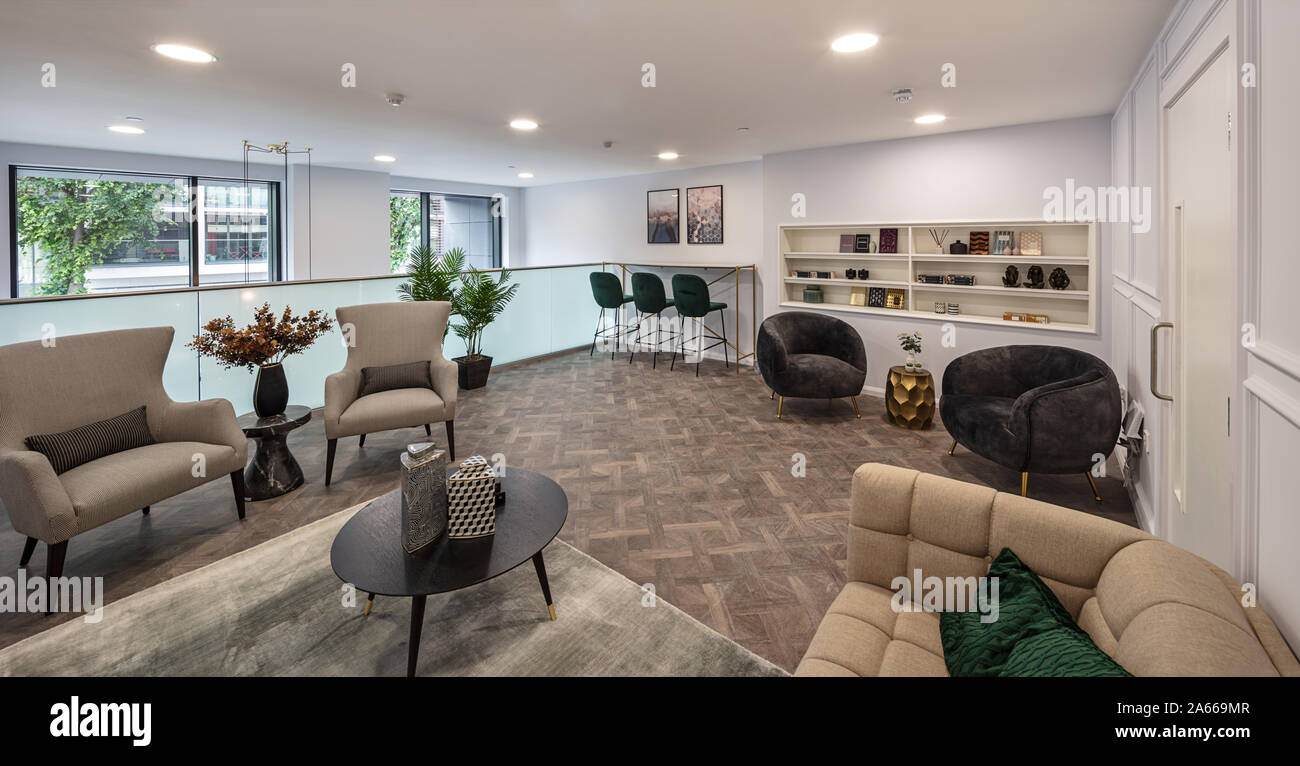 Carlton House luxury apartments, now called the Bowery Building, in