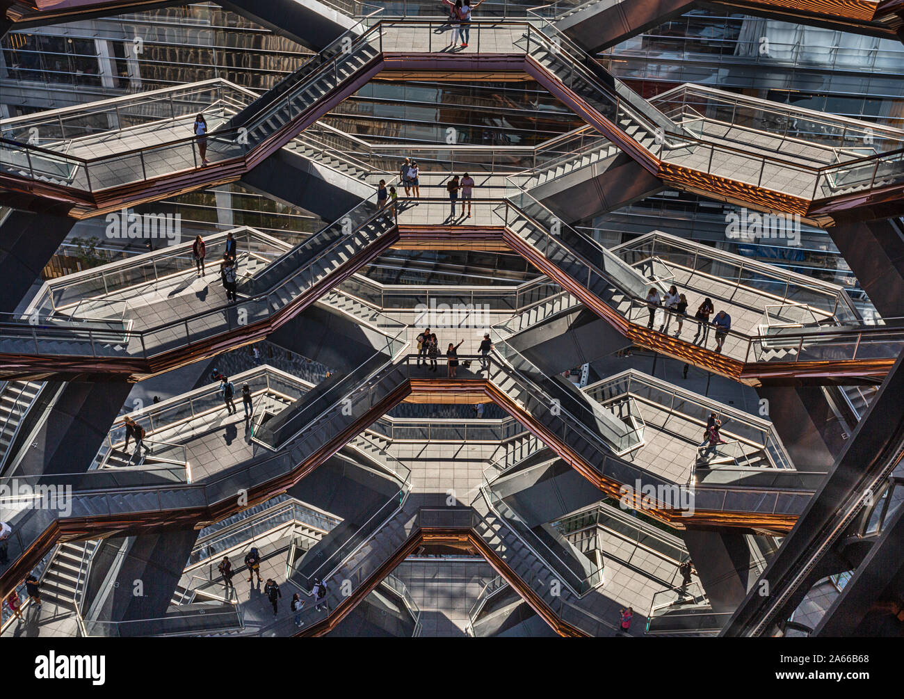 The Vessel at Hudson Yards in New York designed by Thomas Heatherwick