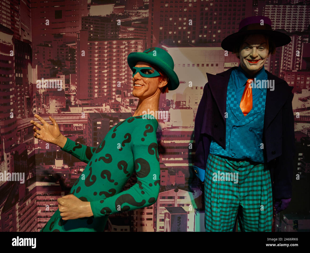 Wax figures in Louis Tussaud's Palace of Wax, part of the Ripley's