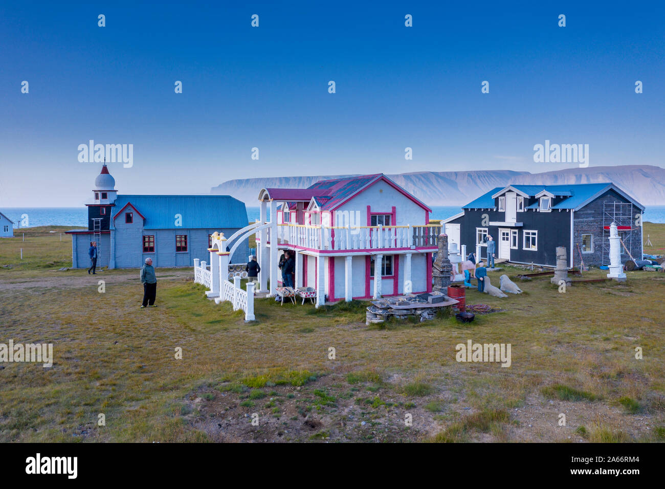 The Samuel Jonsson Art Museum, Arnarfjordur Westfjords, Iceland Stock Photo