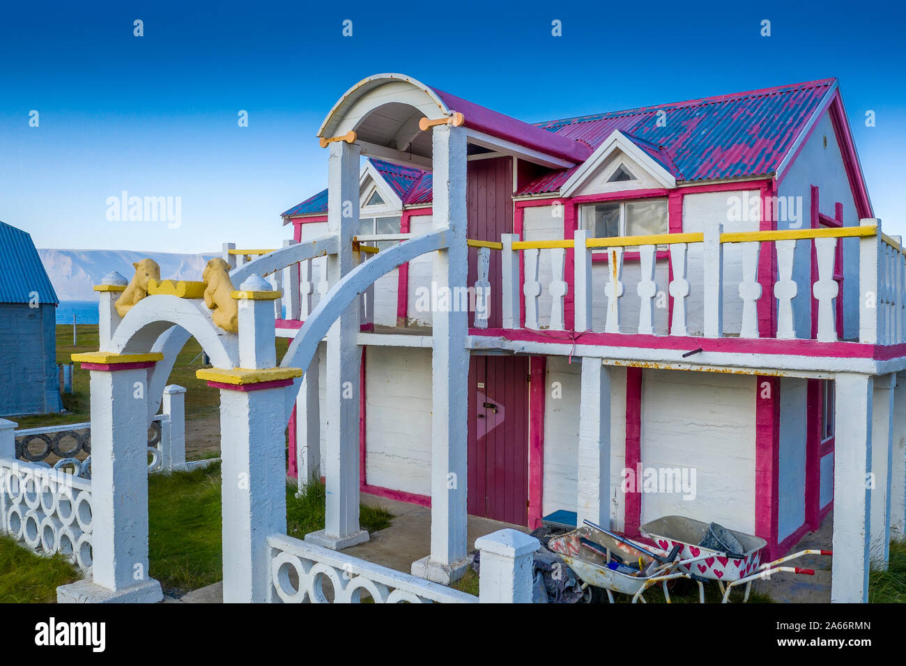 The Samuel Jonsson Art Museum, Arnarfjordur Westfjords, Iceland Stock Photo