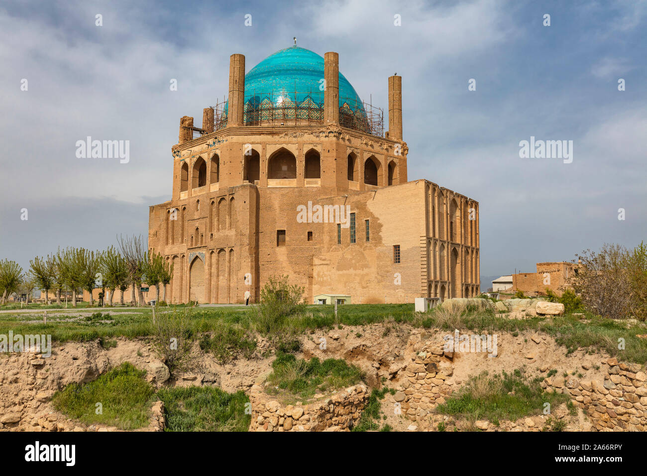 Dome of Soltaniyeh, 1313, Soltaniyeh, Abhar County, Zanjan Province, Iran Stock Photo