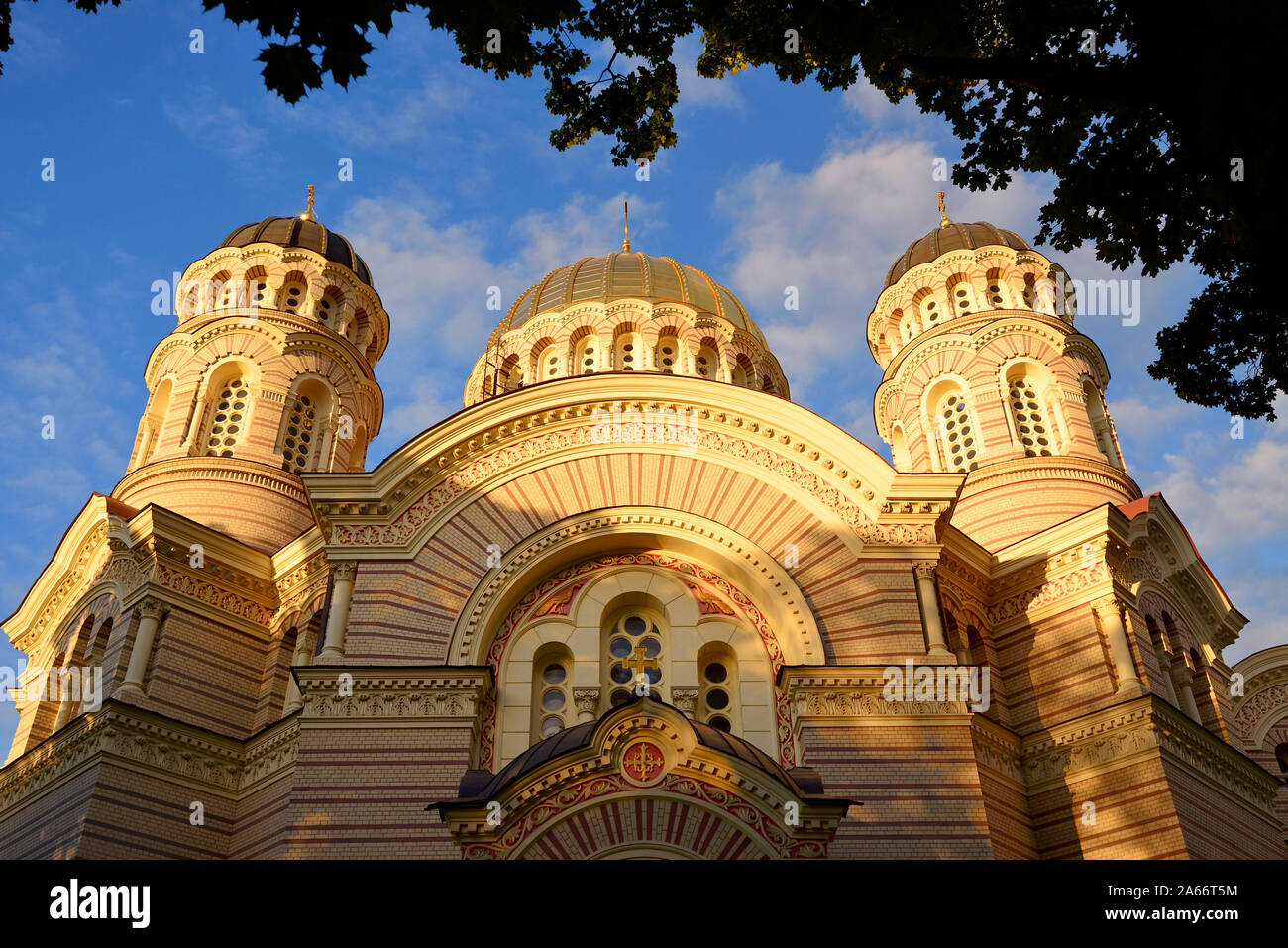 The Nativity of Christ Orthodox Cathedral. Riga, Latvia Stock Photo