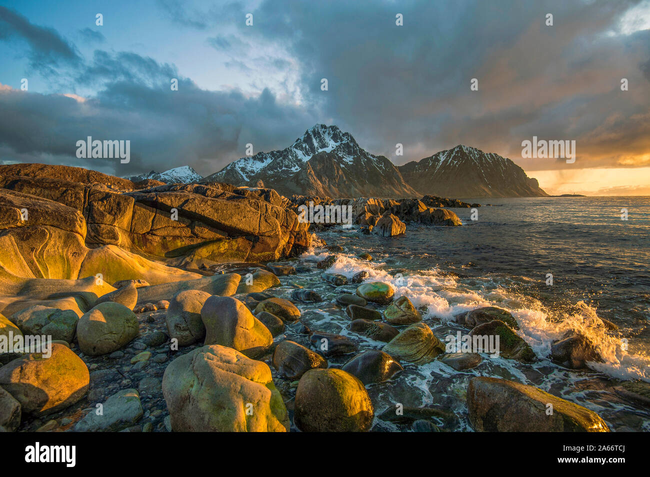 Western Lofoten islands Stock Photo