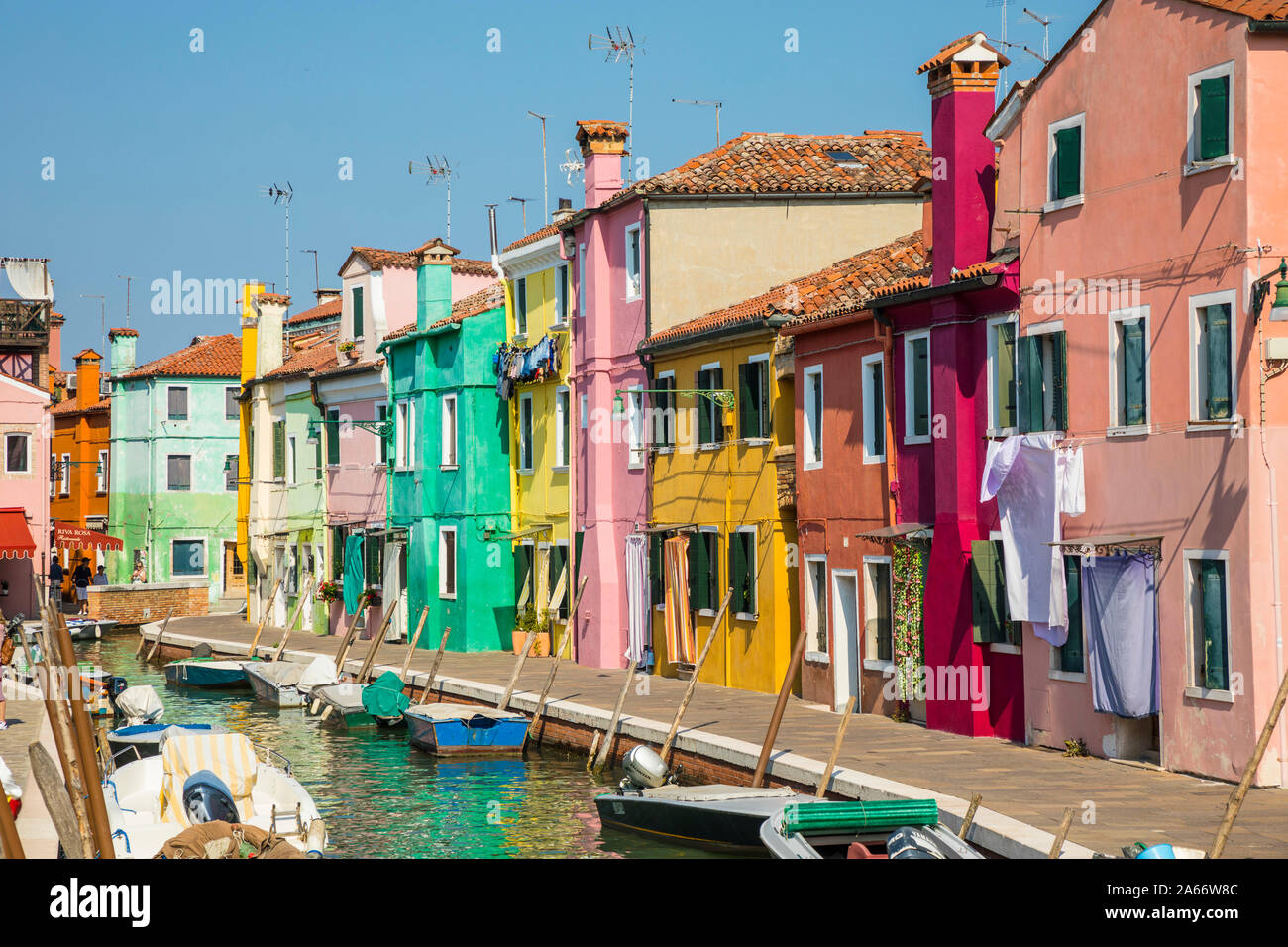 Burano, Venice, Veneto, Italy Stock Photo