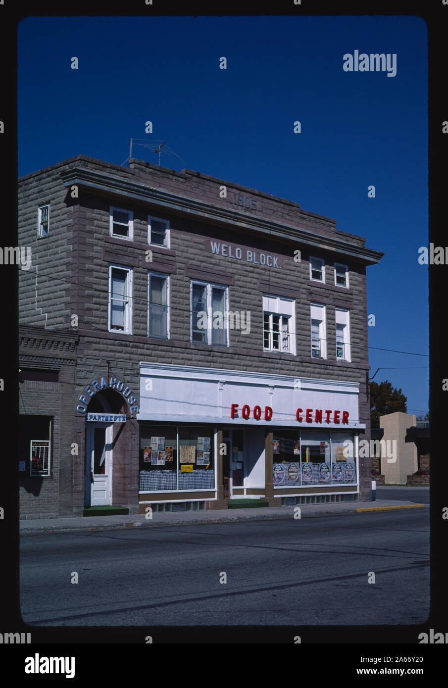 Weld Block, Velva, North Dakota Stock Photo Alamy