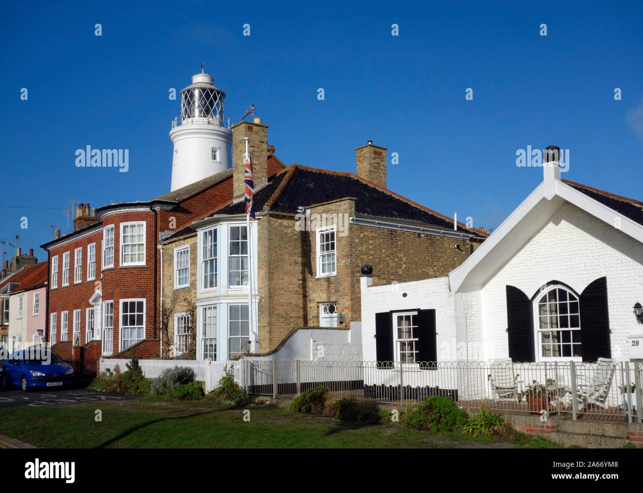 Houses on St James' Terrace, Southwold, Suffolk Stock Photo Alamy