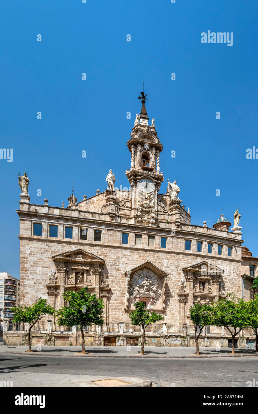 Iglesia de los Santos Juanes, Valencia, Comunidad Valenciana, Spain Stock Photo