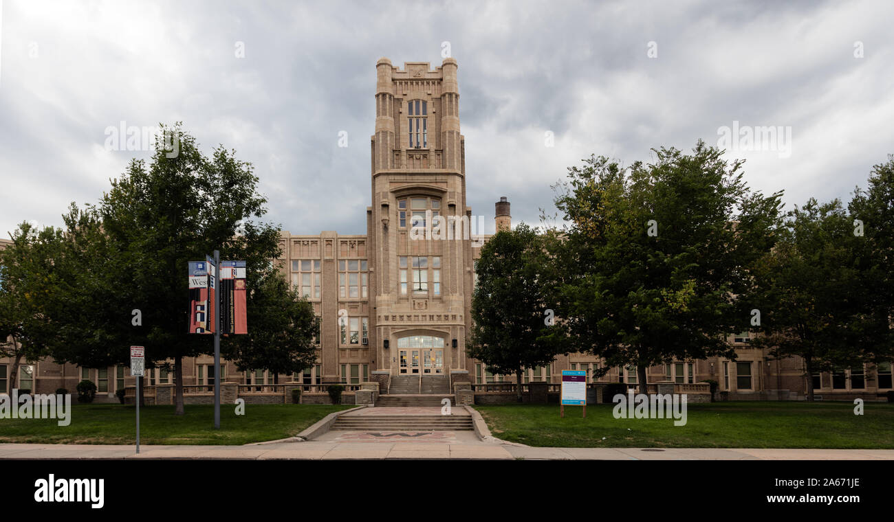 West High School in Denver, Colorado, whose orgins trace to 1883. In