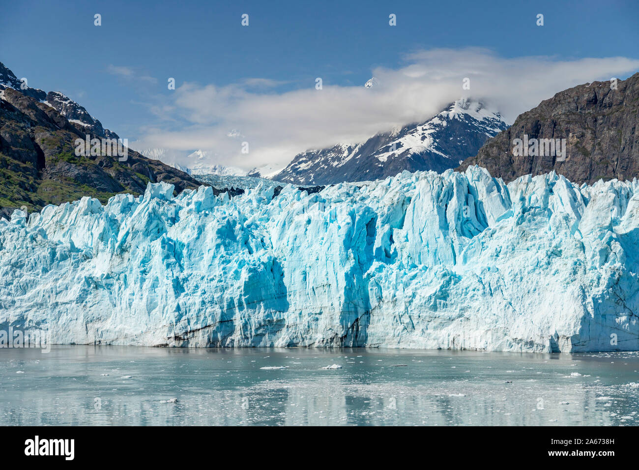 USA, Alaska, Tarr Inlet, Glacier Bay National Park and Preserve, Margerie Glacier Stock Photo