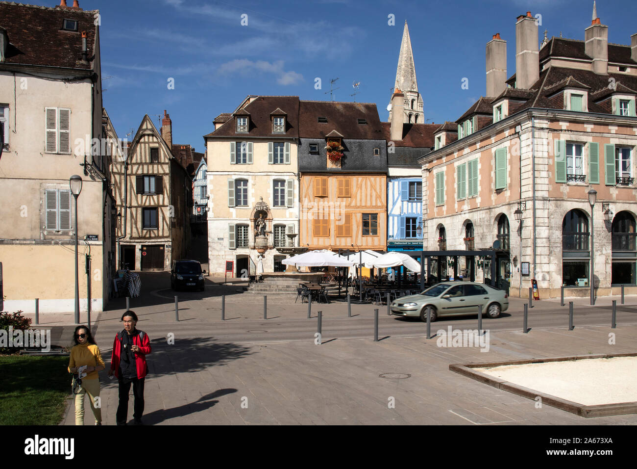 Auxerre, France,  Canal du Nivernais, Stock Photo