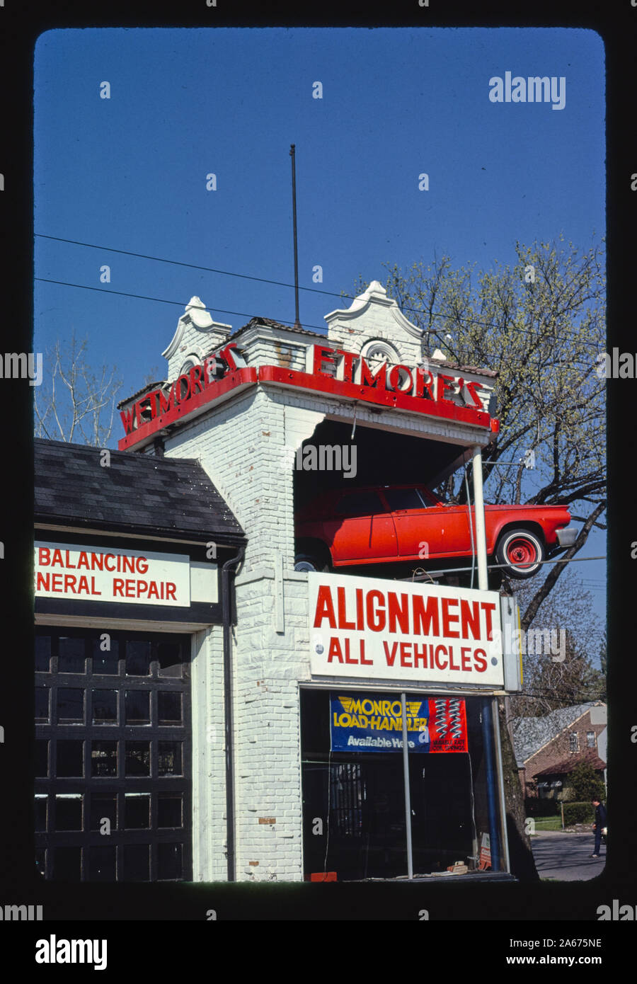 Wetmores garage hires stock photography and images Alamy