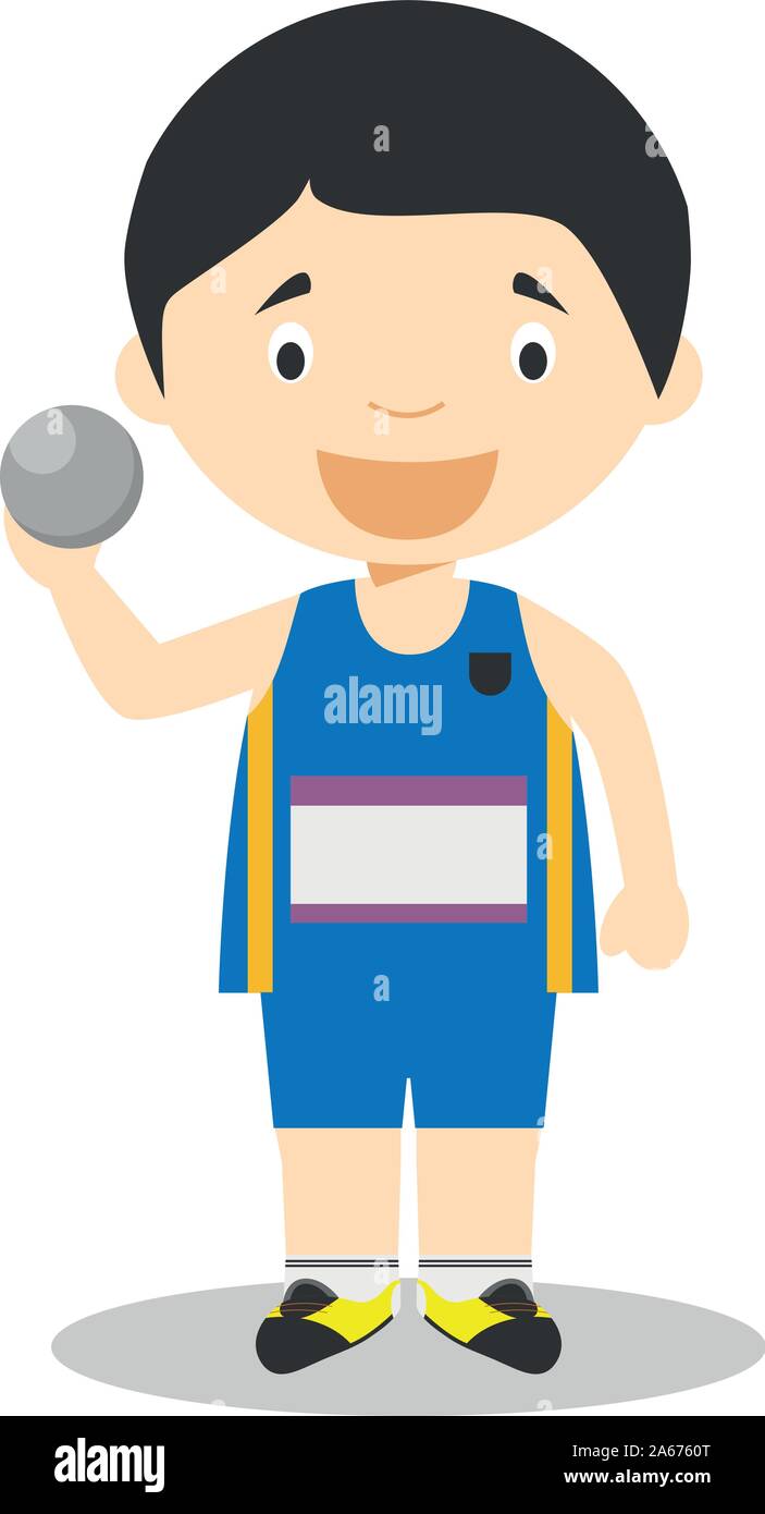 Shot put olympics Stock Vector Images Alamy