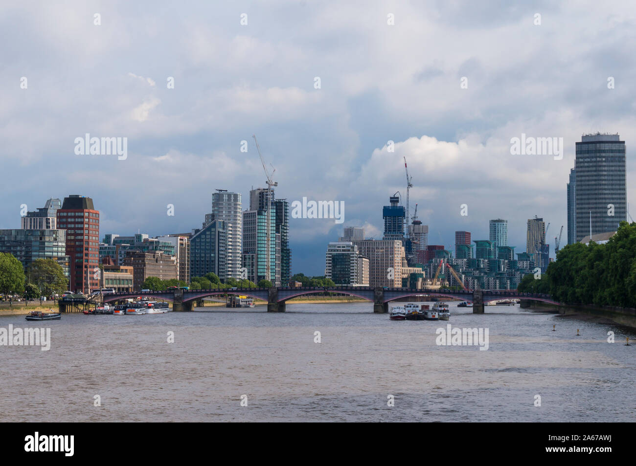 Bridges On The Thames, London, England Stock Photo - Alamy