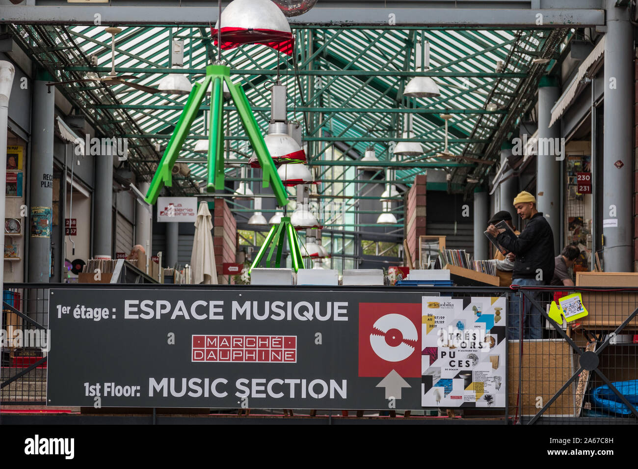 Paris, France 30th September 2019 Alleyways and shops of the StOuen