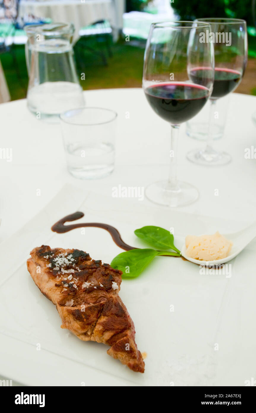 Iberian steak. Spain Stock Photo Alamy