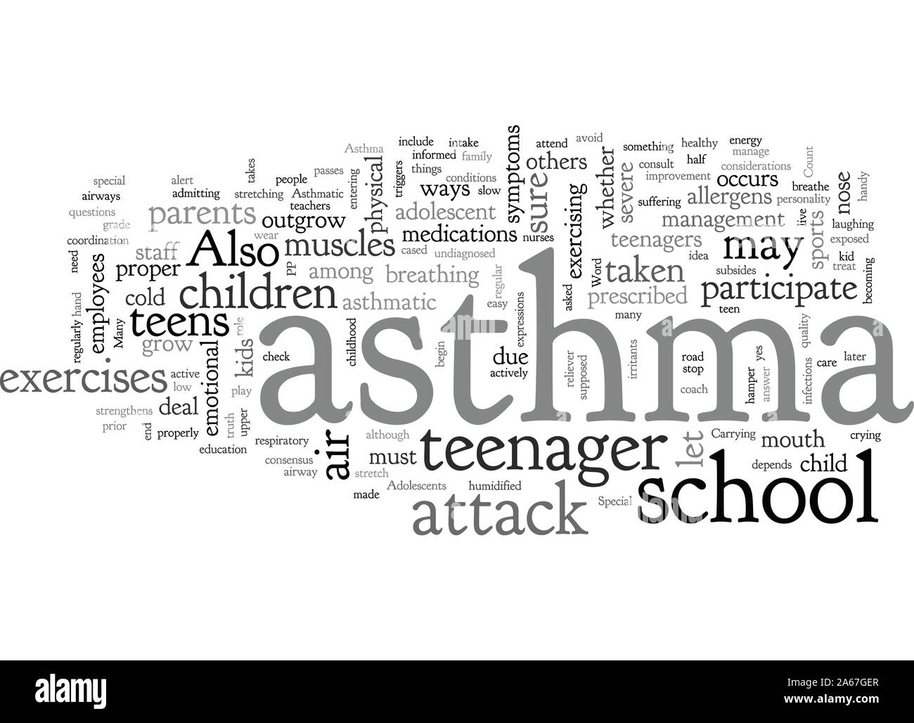 Child Asthma Attack Stock Vector Images Alamy