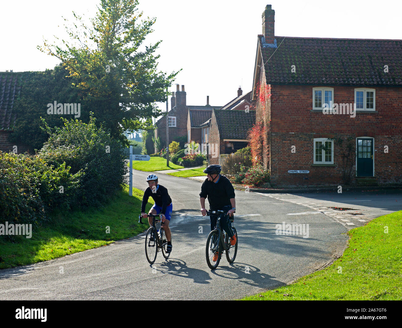 The village of Lockington, East Yorkshire, England UK Stock Photo Alamy