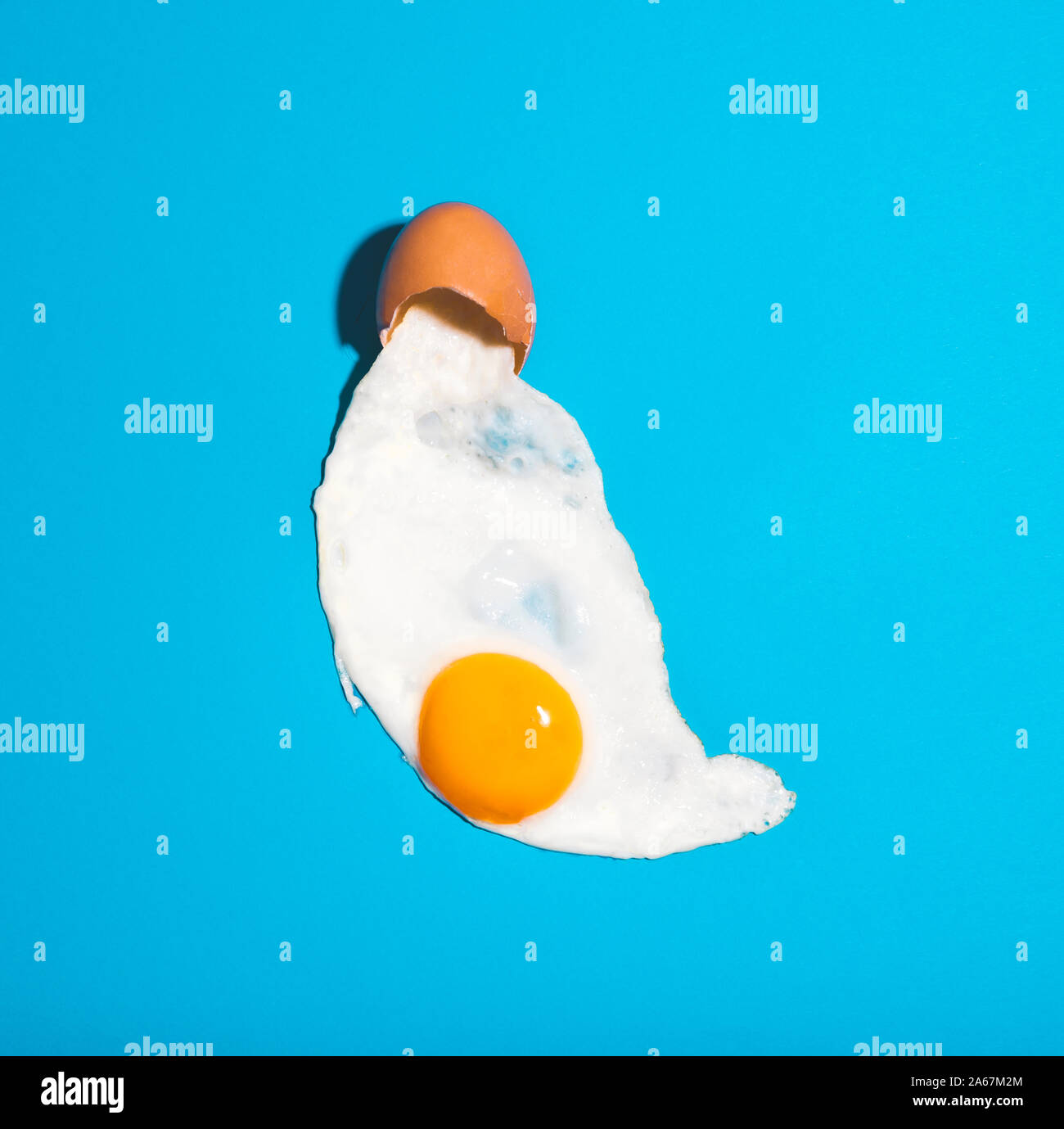Egg Done Stock Photo