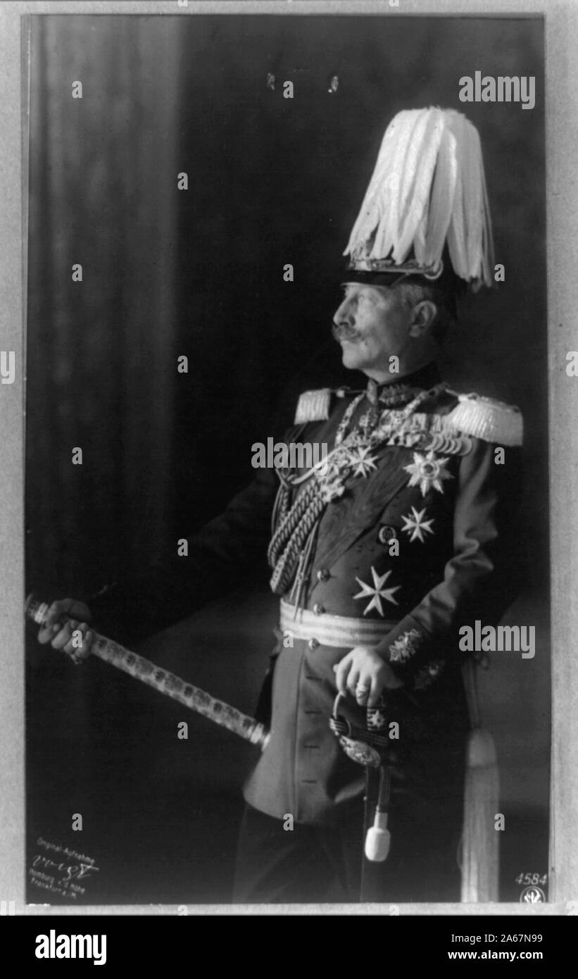 Wilhelm II, German emperor, 1859-1941 Stock Photo