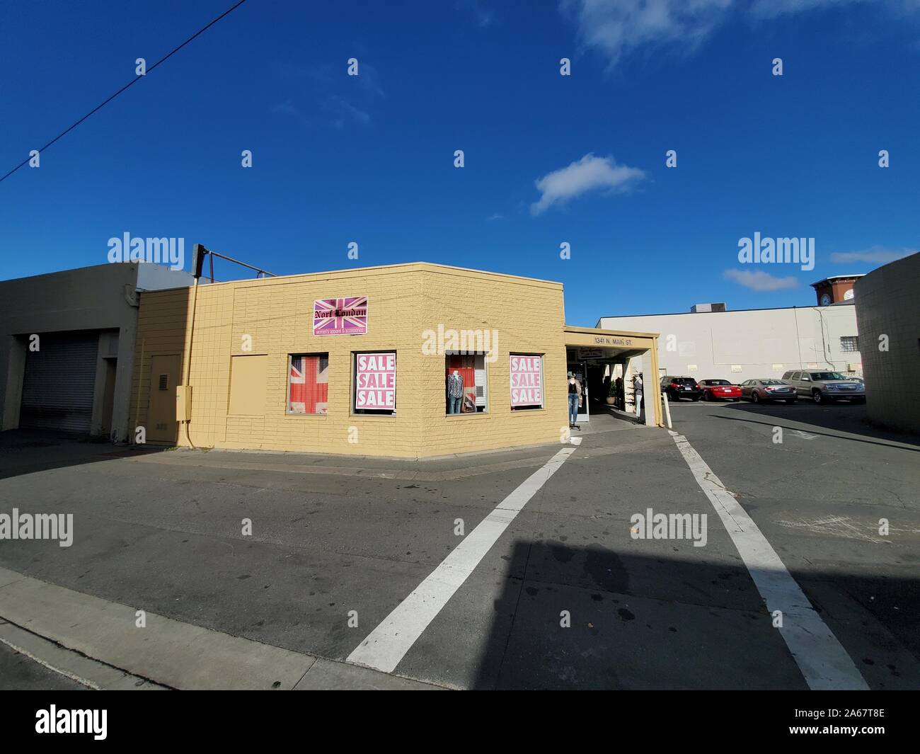 Photograph of Norf London, a clothing store in Walnut Creek, California