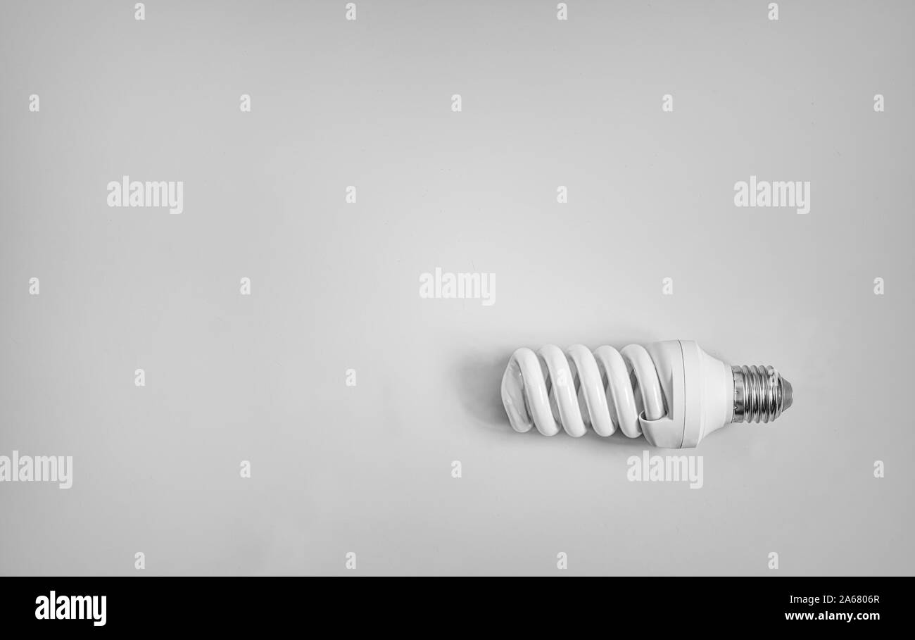 Electric Energy Saving Lamp On A Light Background Stock Photo Alamy Electric Energy Saving Lamp On A Light Background Stock Photo Alamy
