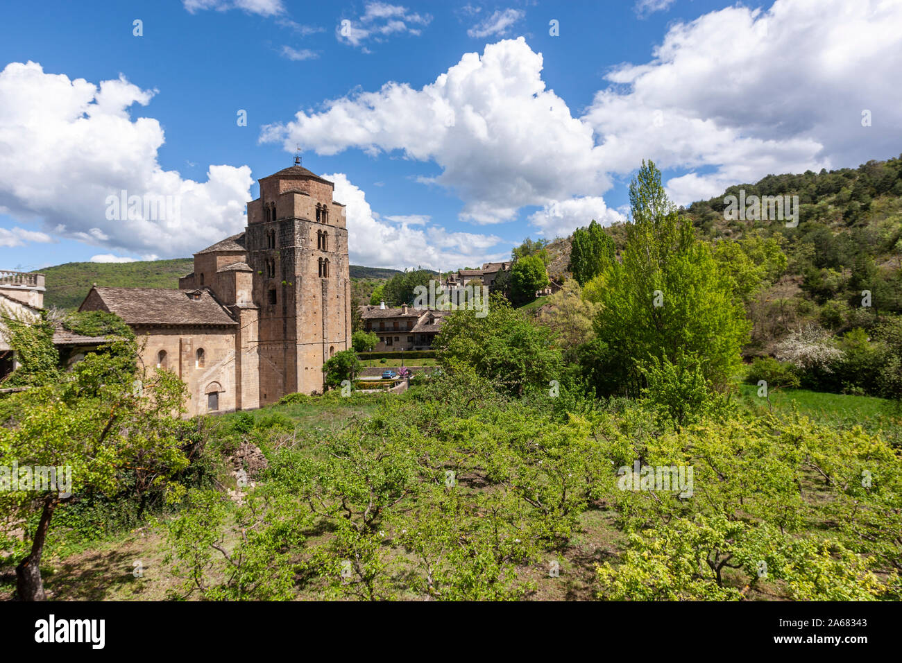 Santa maria de santa cruz de la seros hires stock photography and
