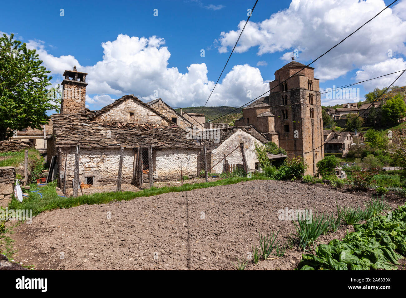 Rural Cottages In Church Santa Maria De Santa Cruz De La Seros In