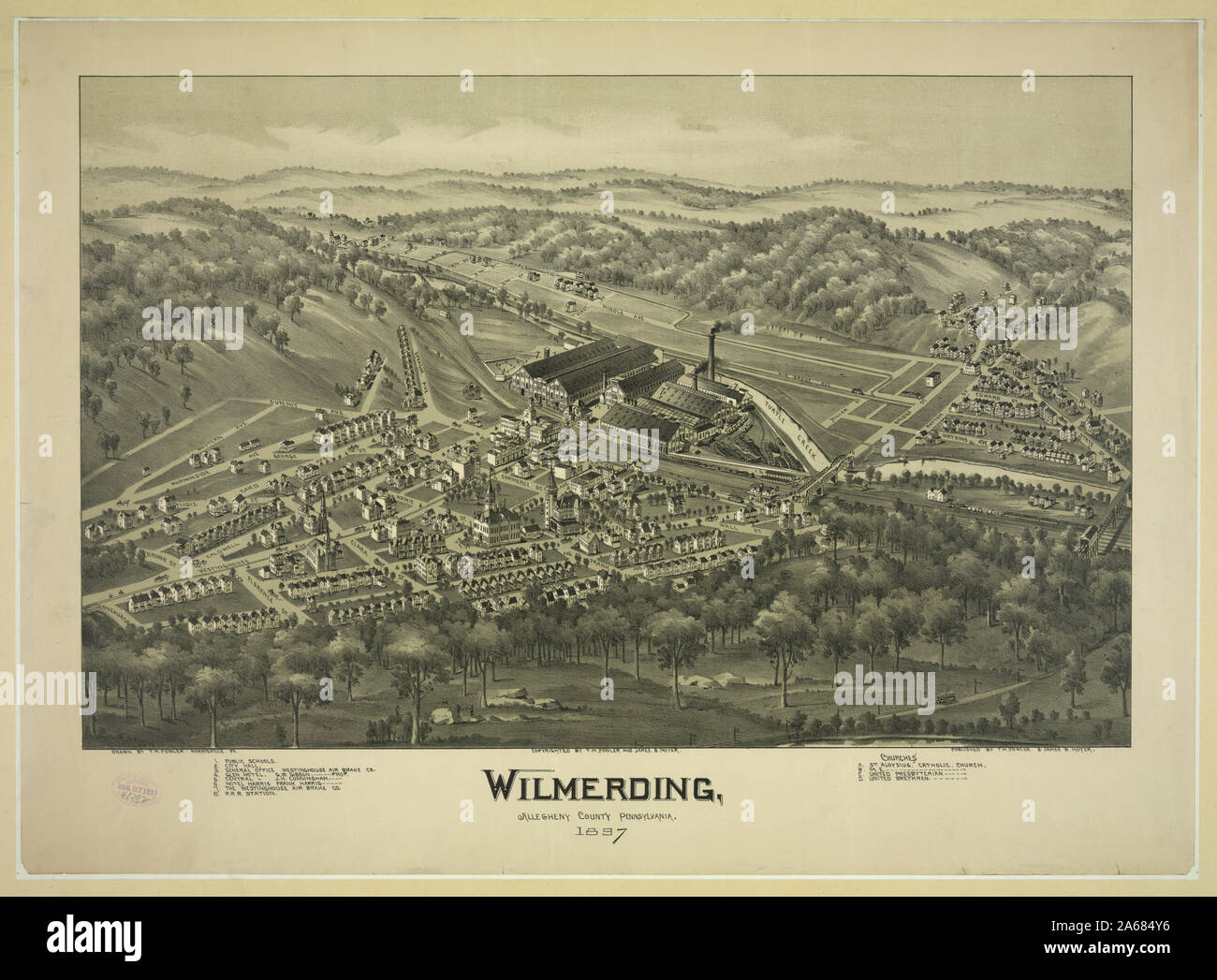 Wilmerding, Allegheny County, Pennsylvania, 1897 Stock Photo Alamy