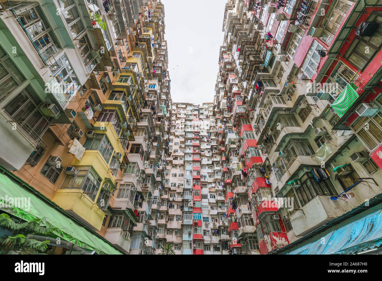 Hong Kong famous traditional residential building, Yick Fat Building