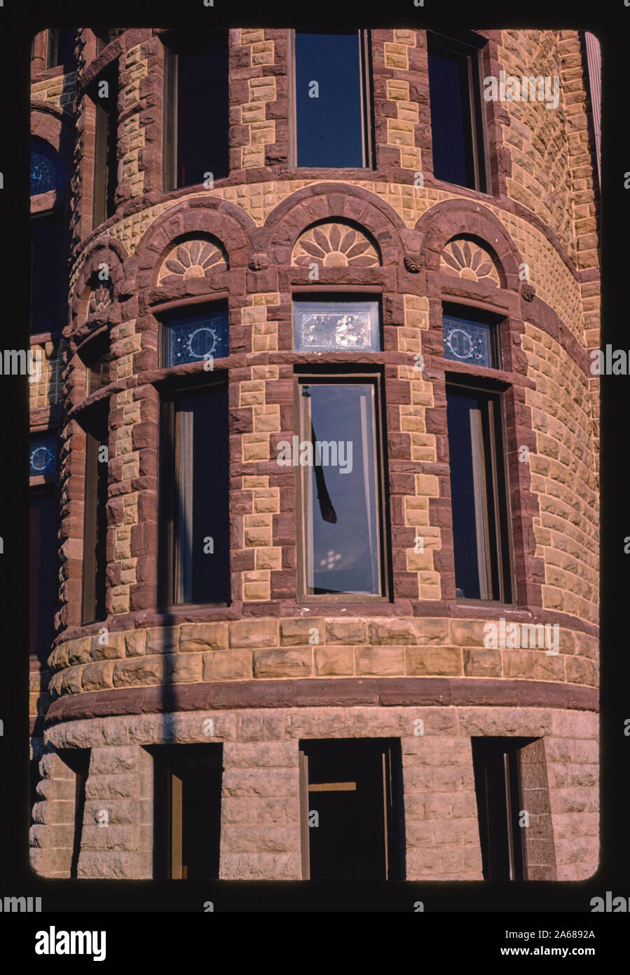Winona County Courthouse, turret, 4th Street, Winona, Minnesota Stock