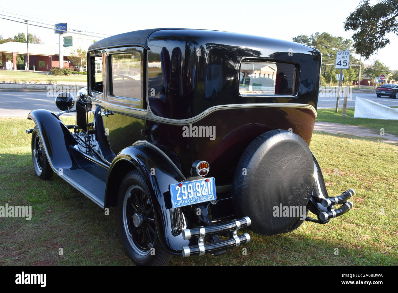A 1929 Willys Overland Whippet Antique Car At A Car Show Stock Photo Alamy