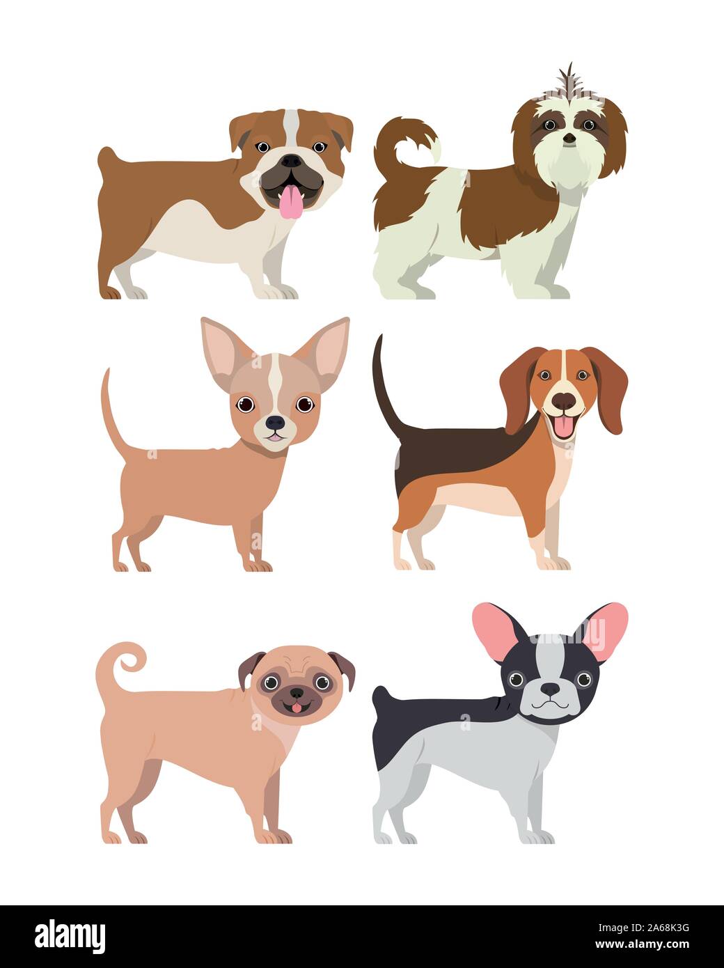 Download Dog Breeds Stock Vector Images Page 2 Alamy
