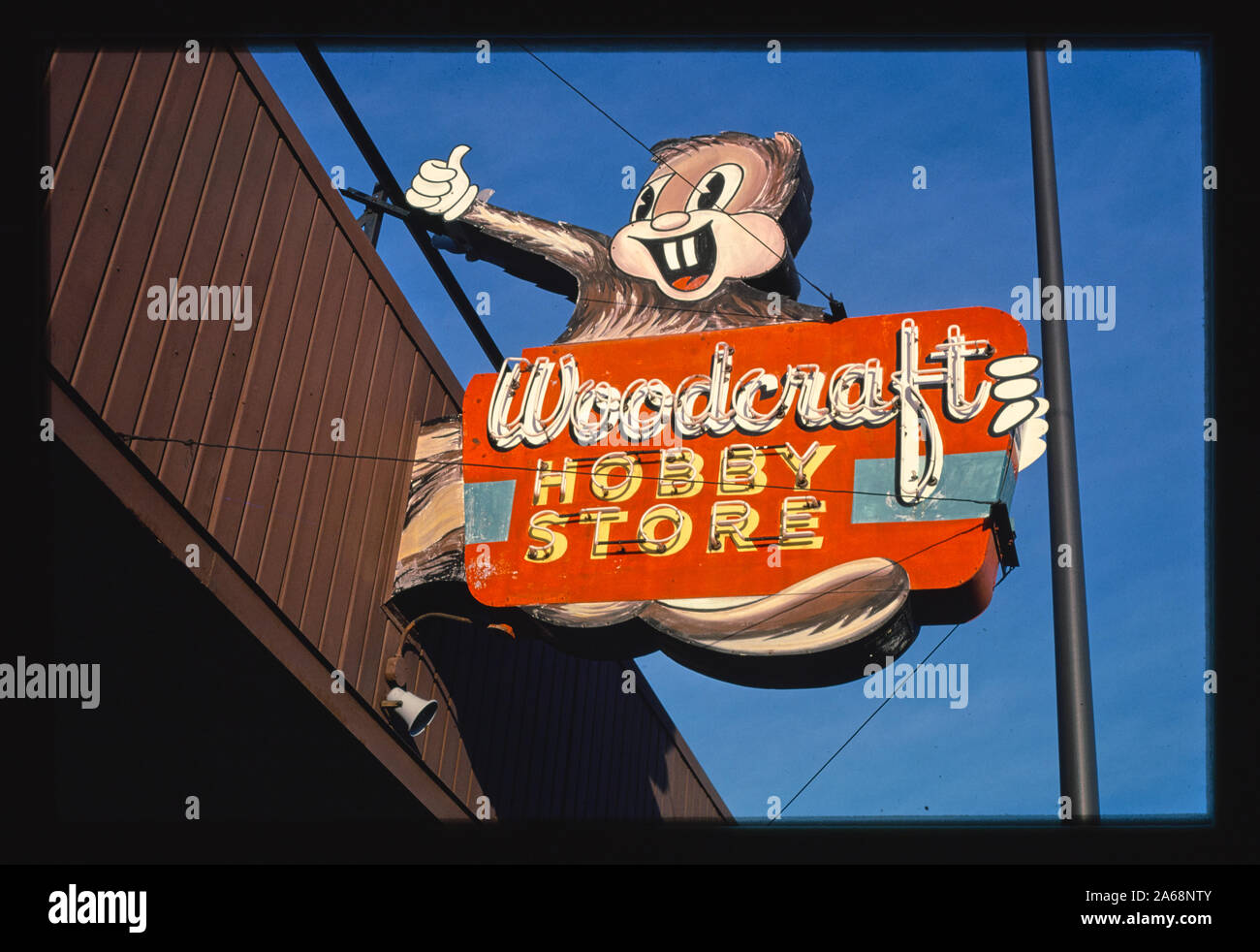 Woodcraft sign, Minneapolis, Minnesota Stock Photo Alamy