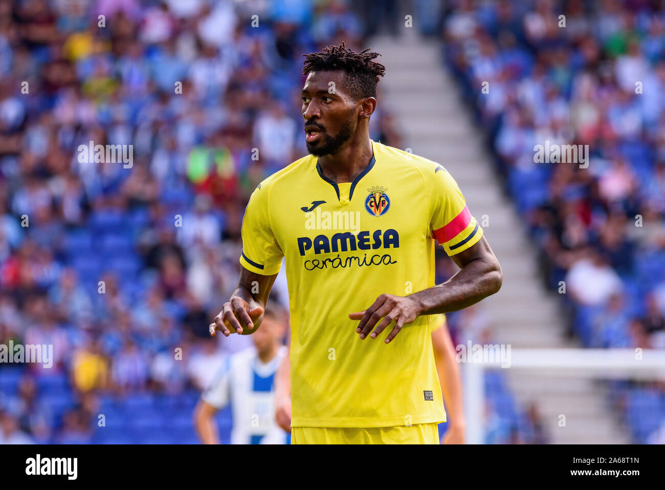 Barcelona Oct Zambo Anguissa Plays At The La Liga Match Between Rcd Espanyol And Villarreal Cf At The Rcde Stadium On October 19 In Barcel Stock Photo Alamy
