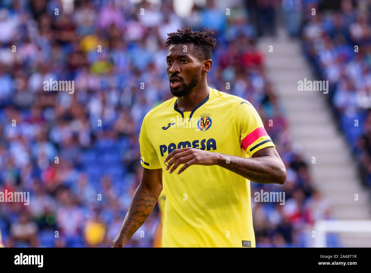 Barcelona Oct Zambo Anguissa Plays At The La Liga Match Between Rcd Espanyol And Villarreal Cf At The Rcde Stadium On October 19 In Barcel Stock Photo Alamy