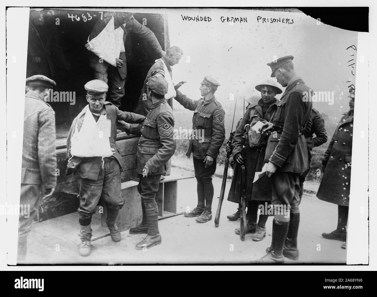 Wounded german prisoners hi-res stock photography and images - Alamy